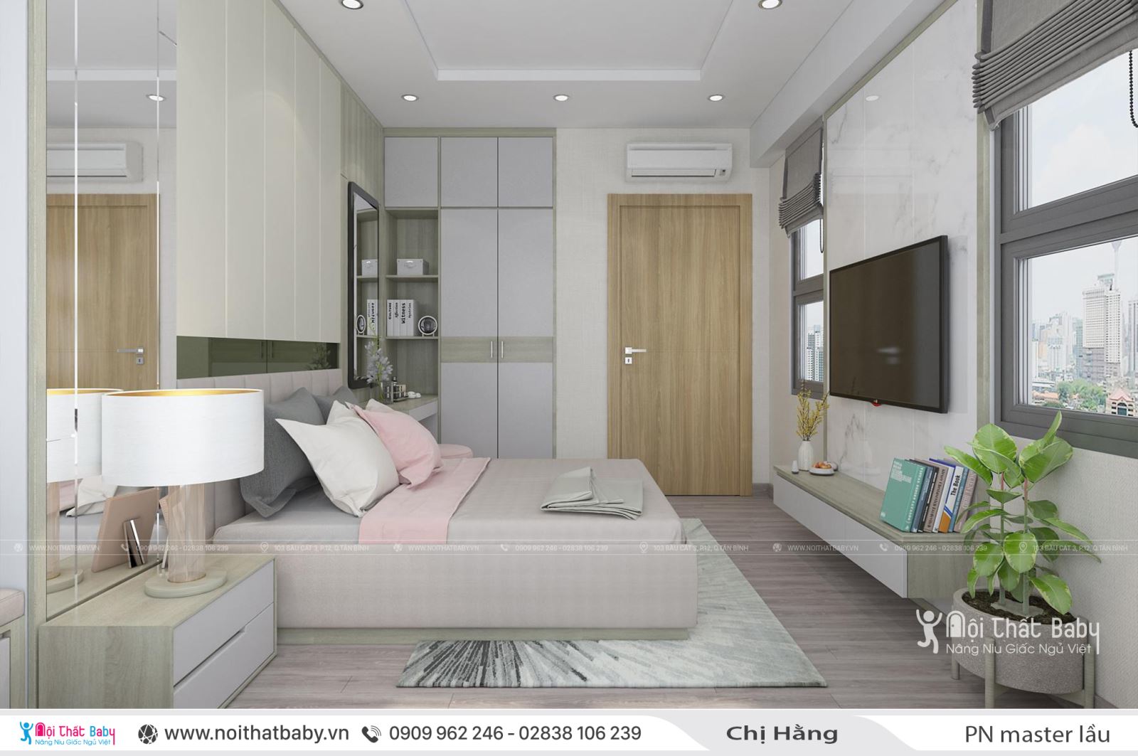 Thiết kế nội thất Duplex căn hộ Emerald Celadon City 117m2